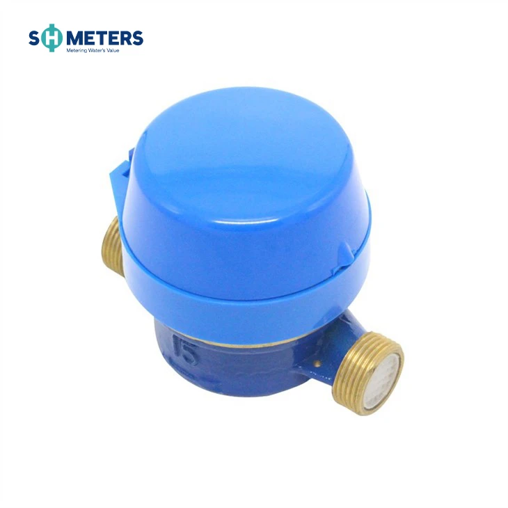 DN15 Class B Mechanical Brass Single Jet Water Meter
